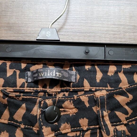 Joe's Jeans Wild Geometric Print The Skinny Jeans‎ Brown Black Women's Size 27 - Picture 6 of 16